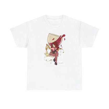 Chappell Pin Up Unisex Tee Alpacalypse Art
