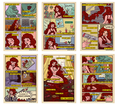 Subway Comic Art Print Bundle (All Pages)