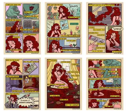 Subway Comic Art Print Bundle (All Pages)