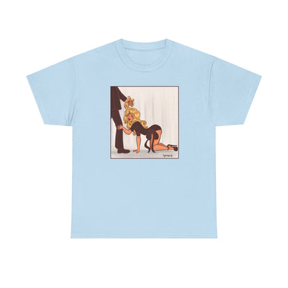 Mans Best Friend Unisex Tee by Alpacalypse Art