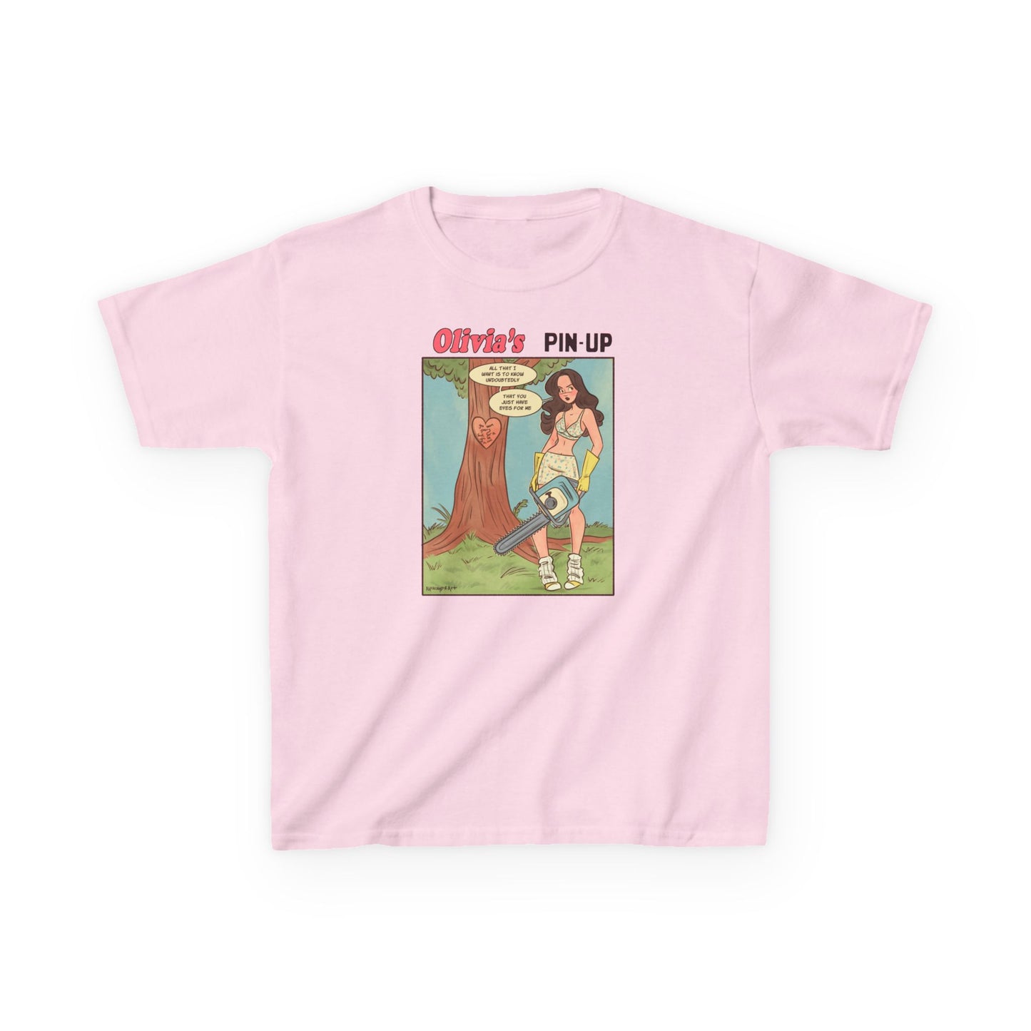 Olivia's Pin Up Baby Tee Printify