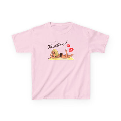 Vacation Baby Tee by Alpacalypse Art