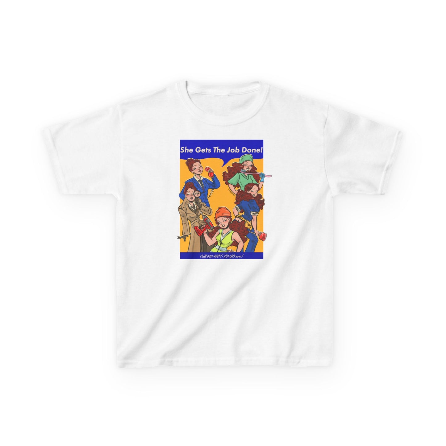 Job Done Baby Tee by Alpacalypse Art
