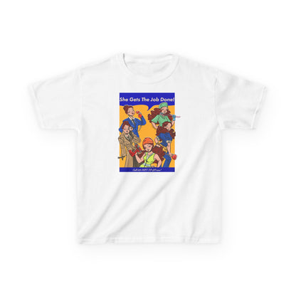 Job Done Baby Tee by Alpacalypse Art