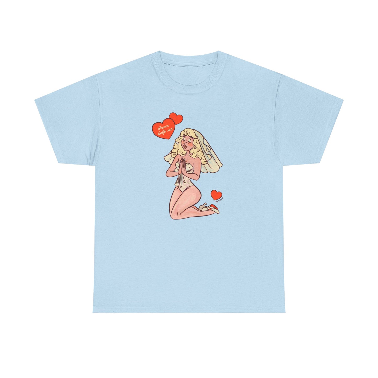 Sabrina Carpenter's Heaven Help Me Unisex Tee Printify