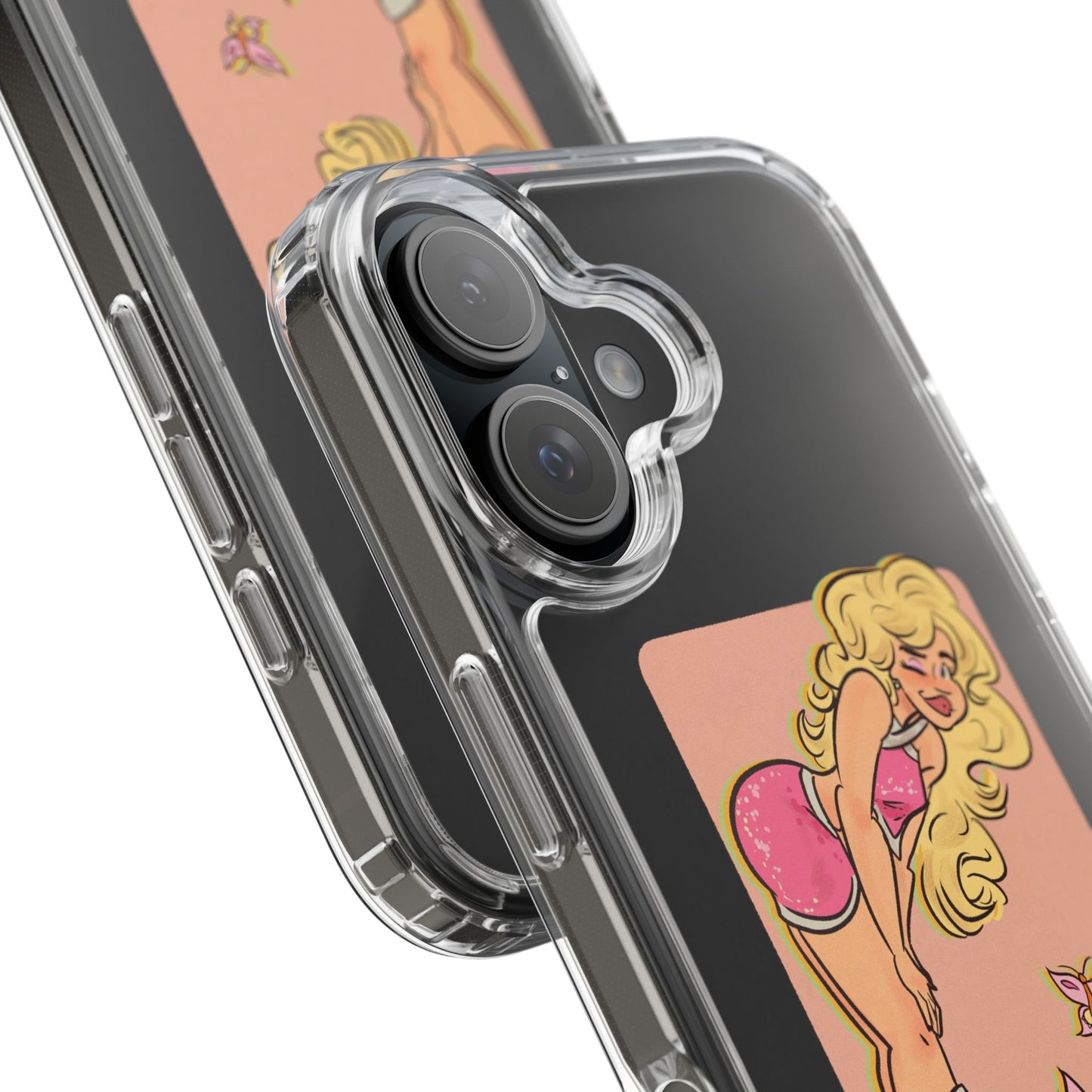 Sabrina Butterfly Clear Phone Case