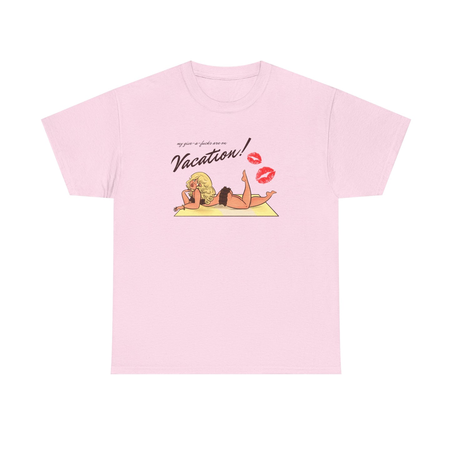 Vacation Unisex Tee by Alpacalypse Art