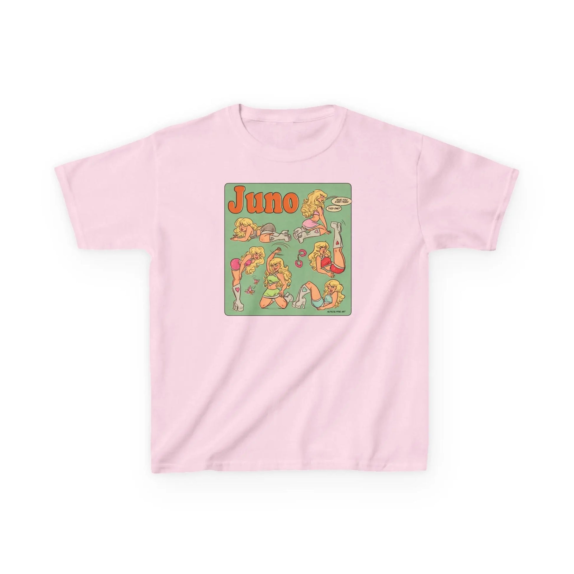 Juno Baby Tee Alpacalypse Art