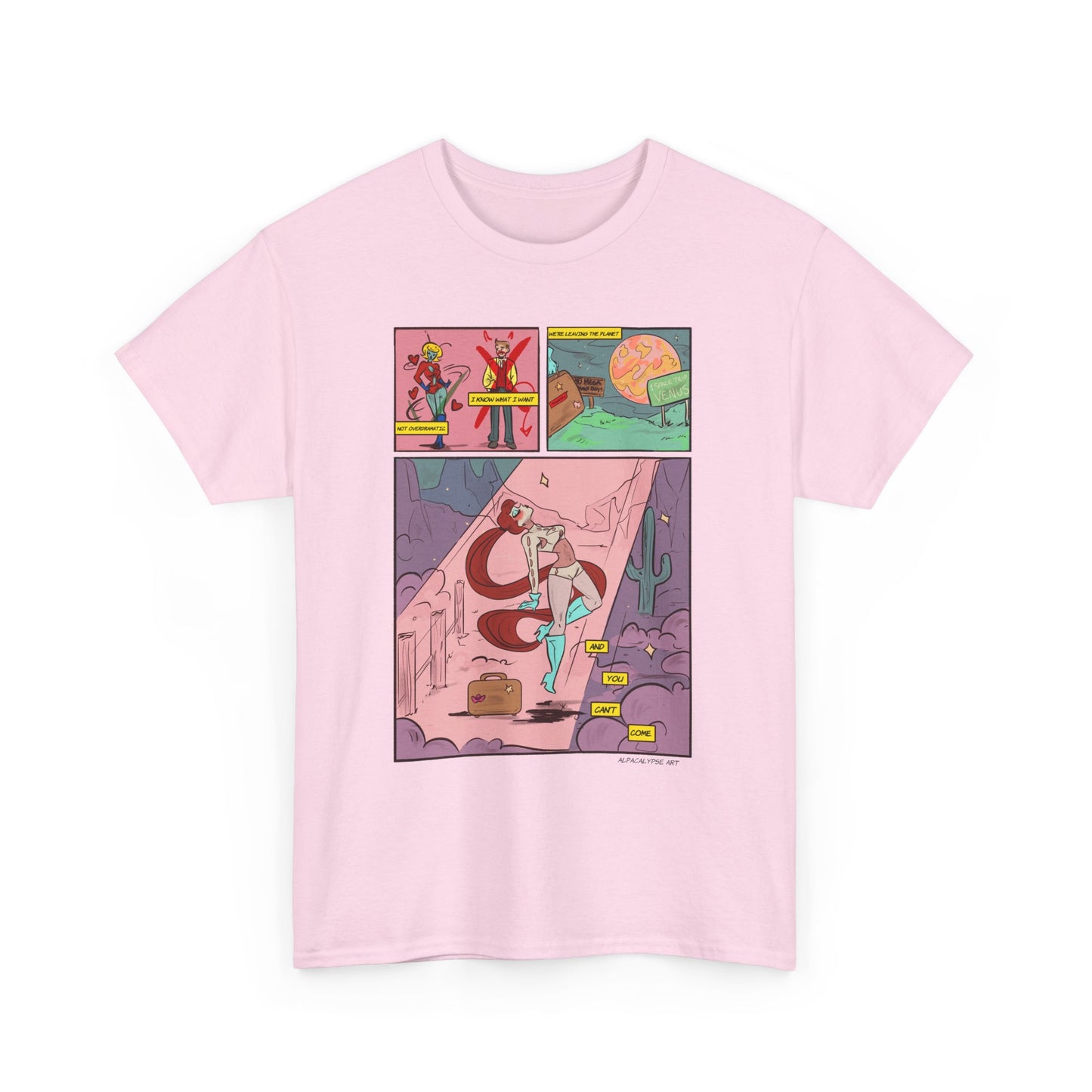 Not Overdramatic Unisex Tee by Alpacalypse Art