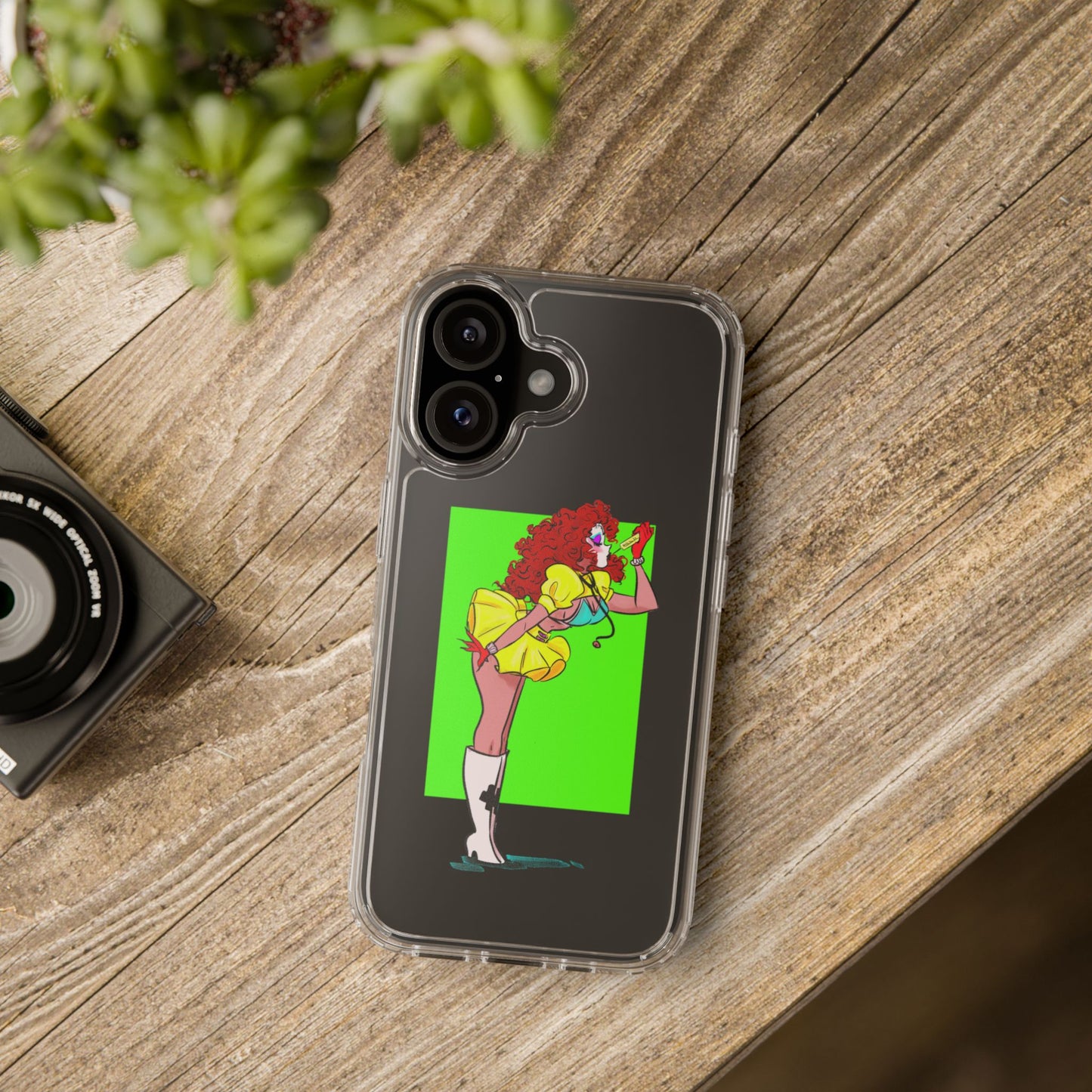 Franken Chappell Clear Phone Case