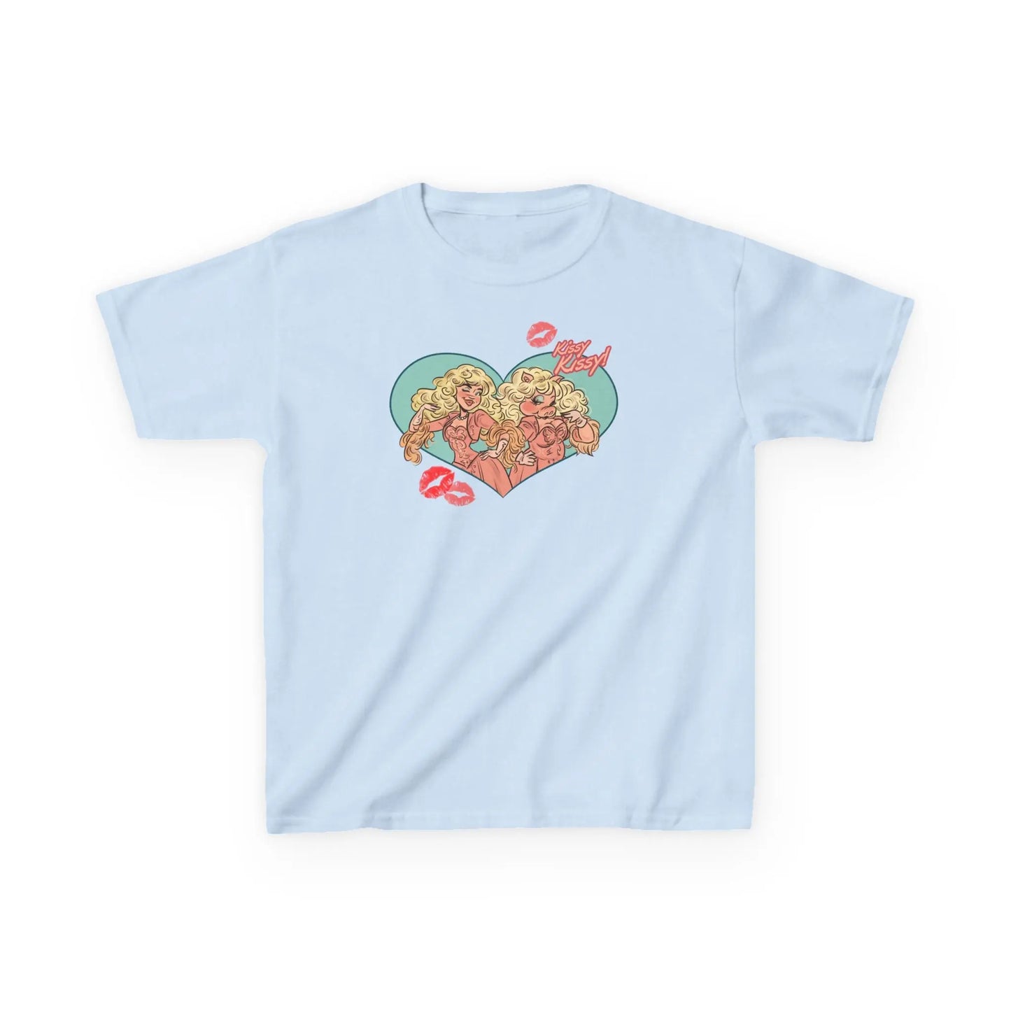 Kissy Kissy Miss Piggy Baby Tee Alpacalypse Art