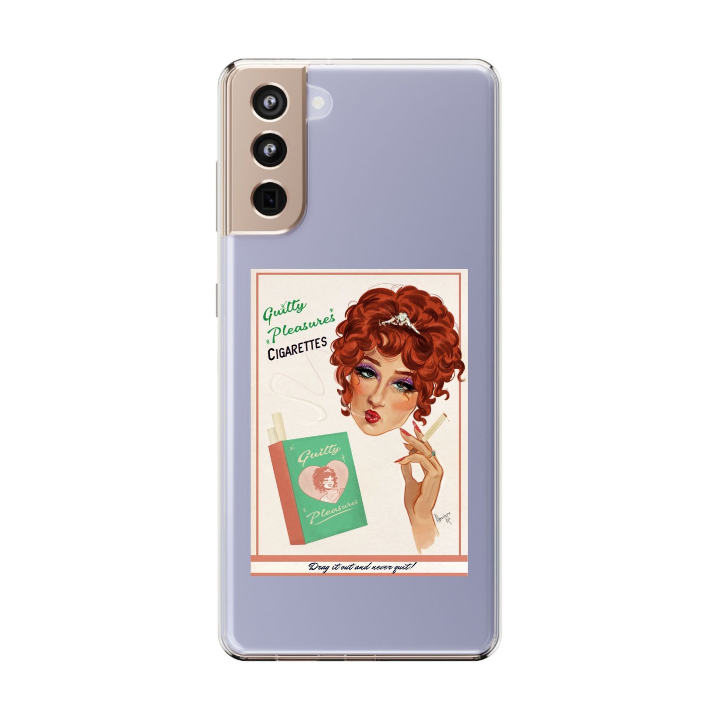 Guilty Pleasure Clear Phone Case