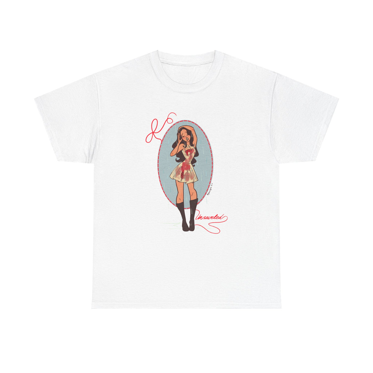 Olivia Rodrigo's Disappearing Dress Unisex Tee Printify