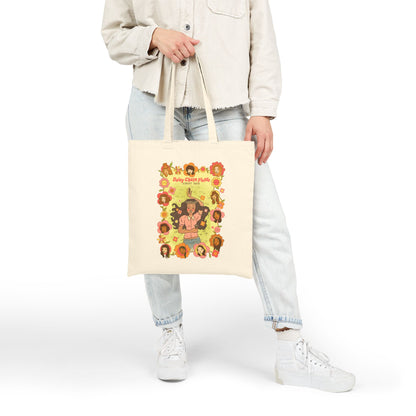 Daisy Chain Festival Eco-Friendly Tote Bag, Retro Bag Printify