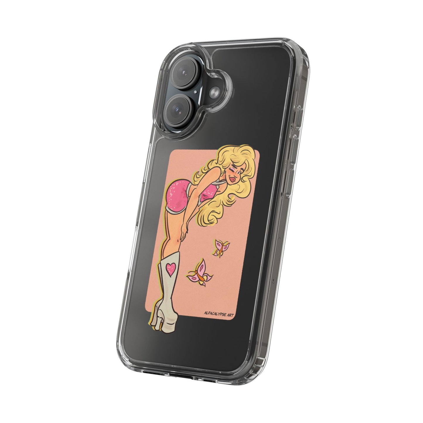 Sabrina Butterfly Clear Phone Case