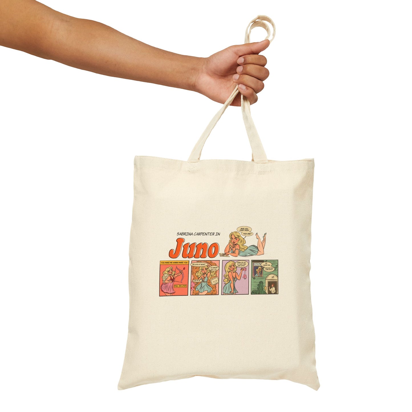 Juno Vintage-Inspired Canvas Tote Bag