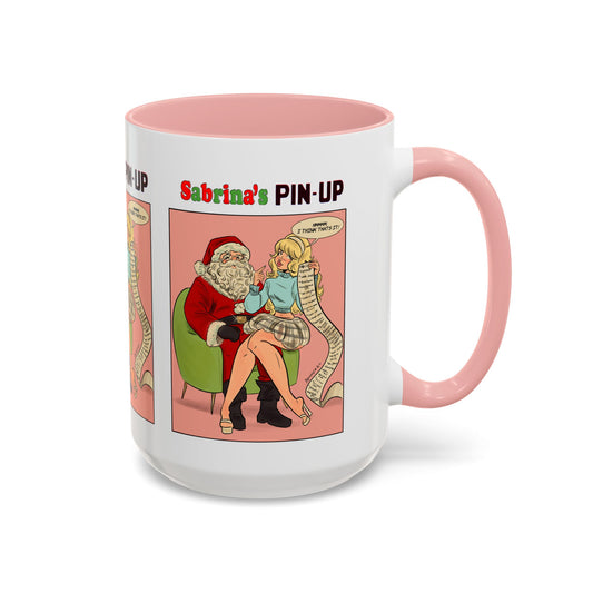 Sabrin'a Pin Up Christmas Mug