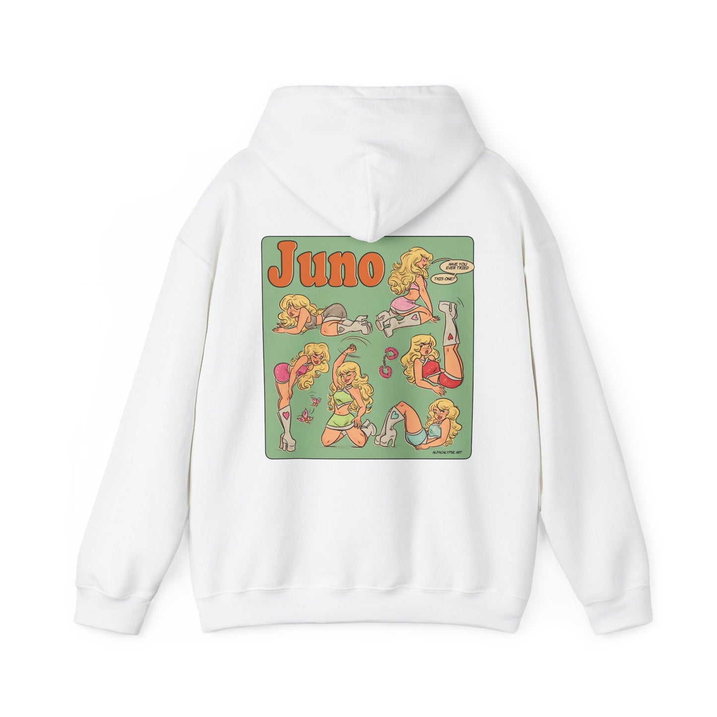 Juno Hoodie - Unisex Hooded Sweatshirt by Alpaclypse Art