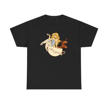 Me Espresso Unisex Tee by Alpacalypse Art