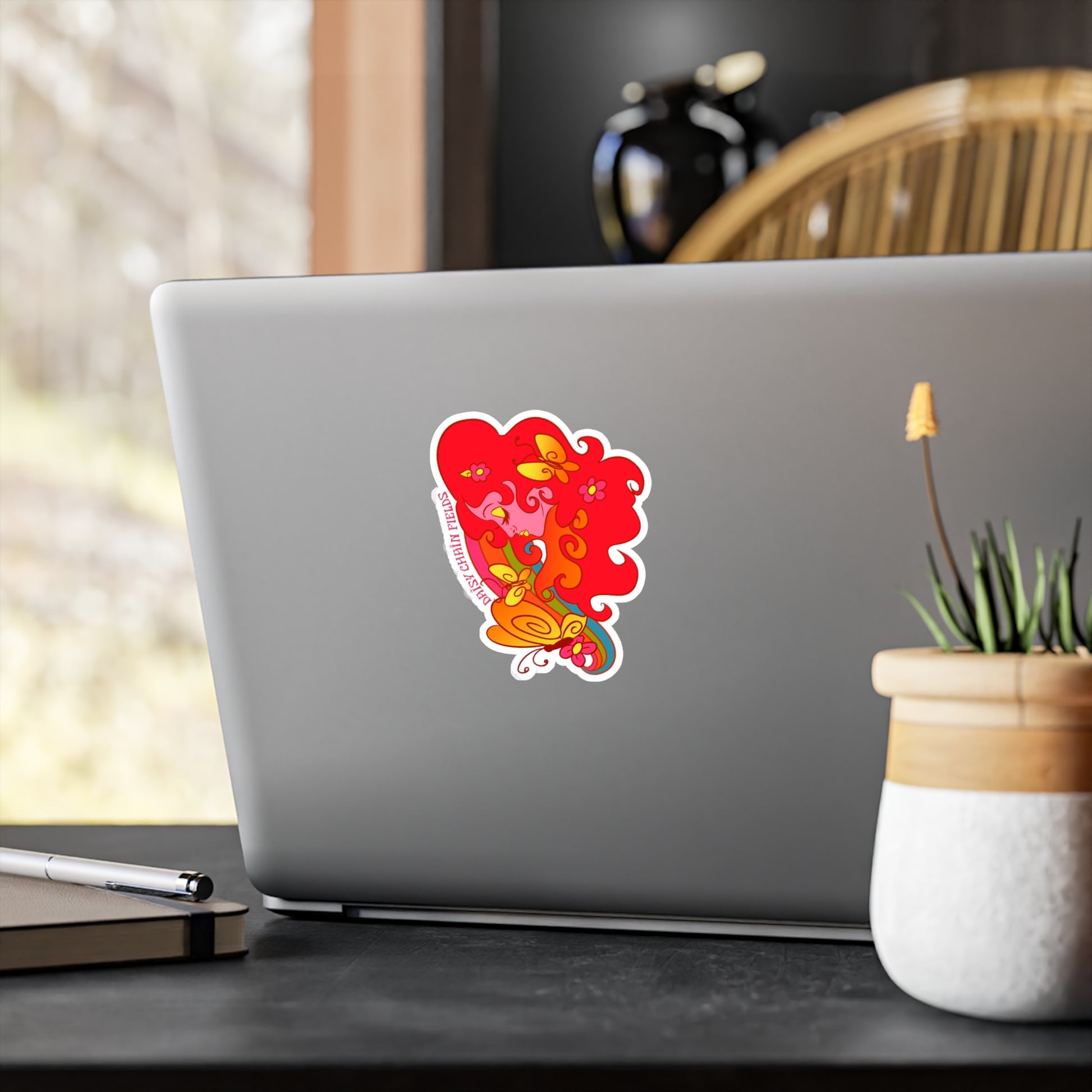 Chappell Daisy Chain Festival Vinyl Kiss-Cut Sticker Printify