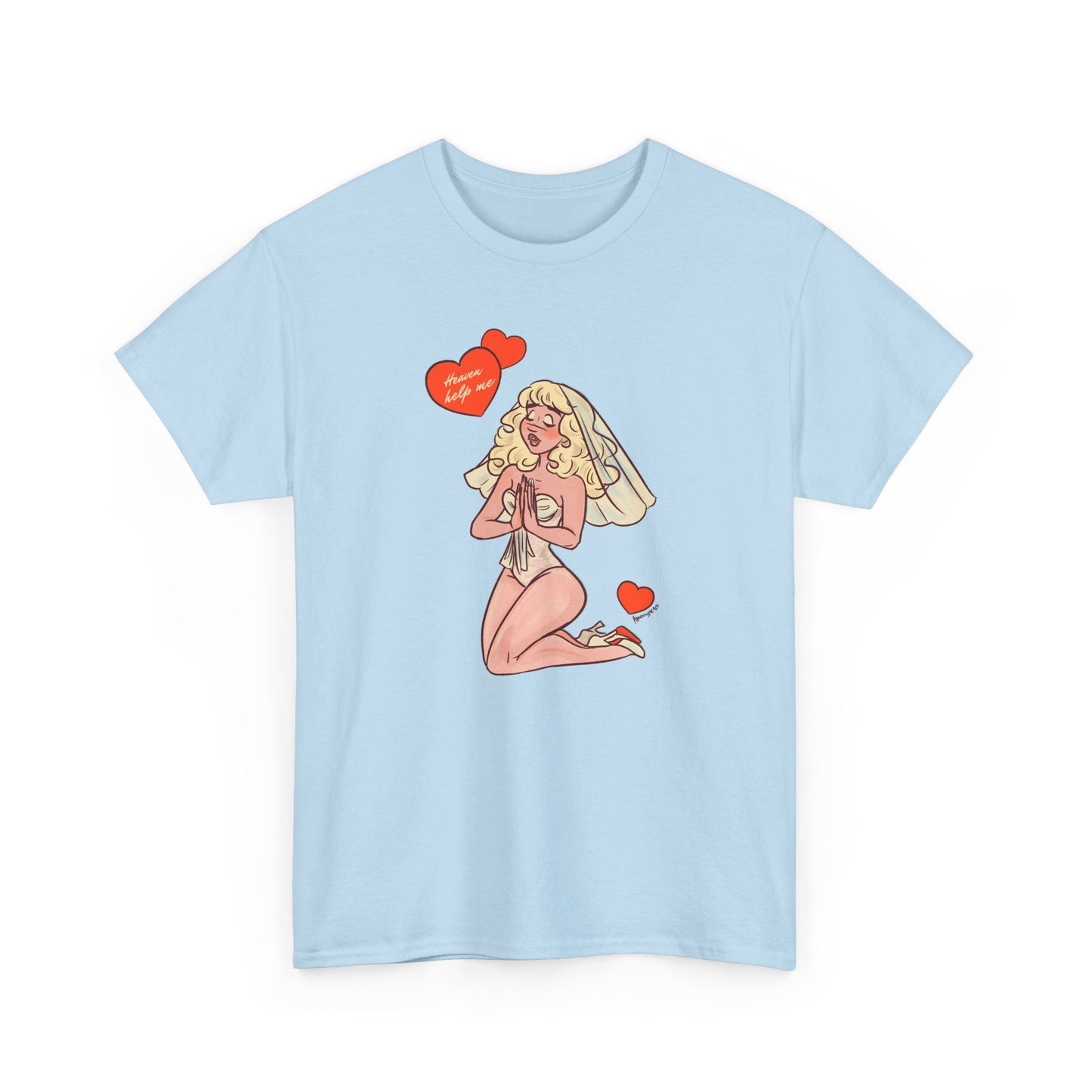 Sabrina Carpenter's Heaven Help Me Unisex Tee Printify