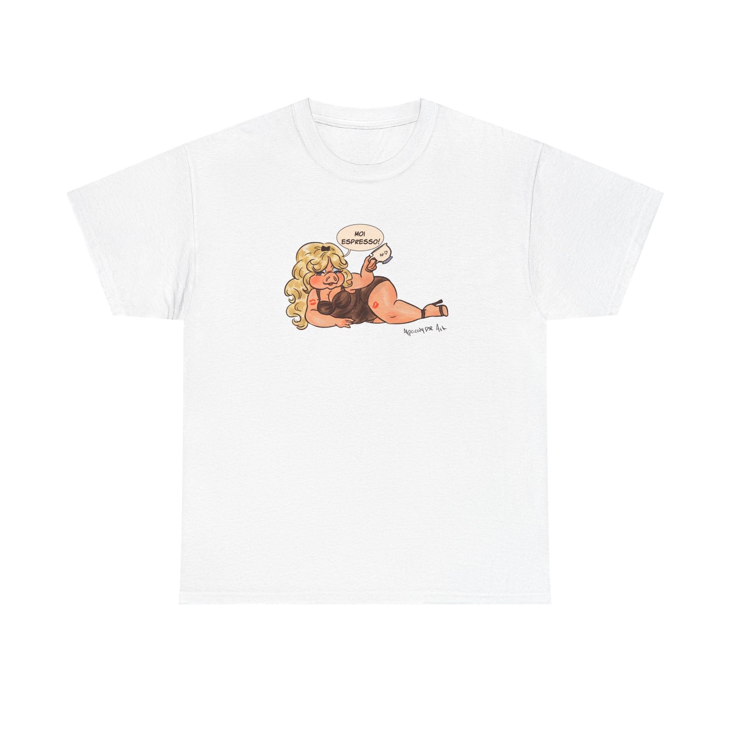Miss Piggy Moi Espresso Unisex Tee