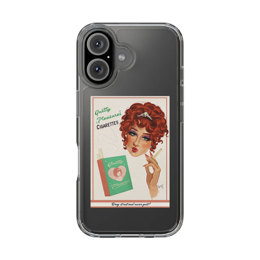 Guilty Pleasure Clear Phone Case