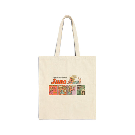 Juno Vintage-Inspired Canvas Tote Bag