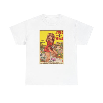 5ft Woman Unisex Tee Alpacalypse Art