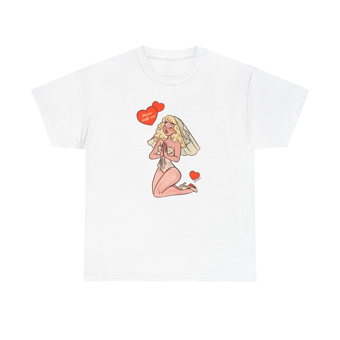 Sabrina Carpenter's Heaven Help Me Unisex Tee Printify