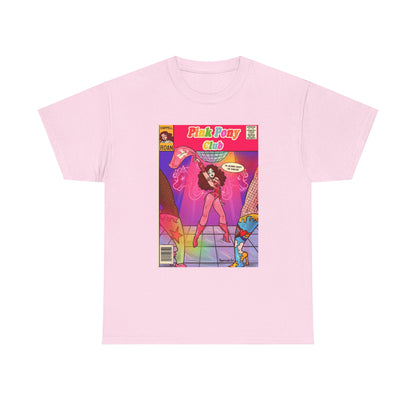 Pink Pony Club Unisex Tee by Alpacalypse Art