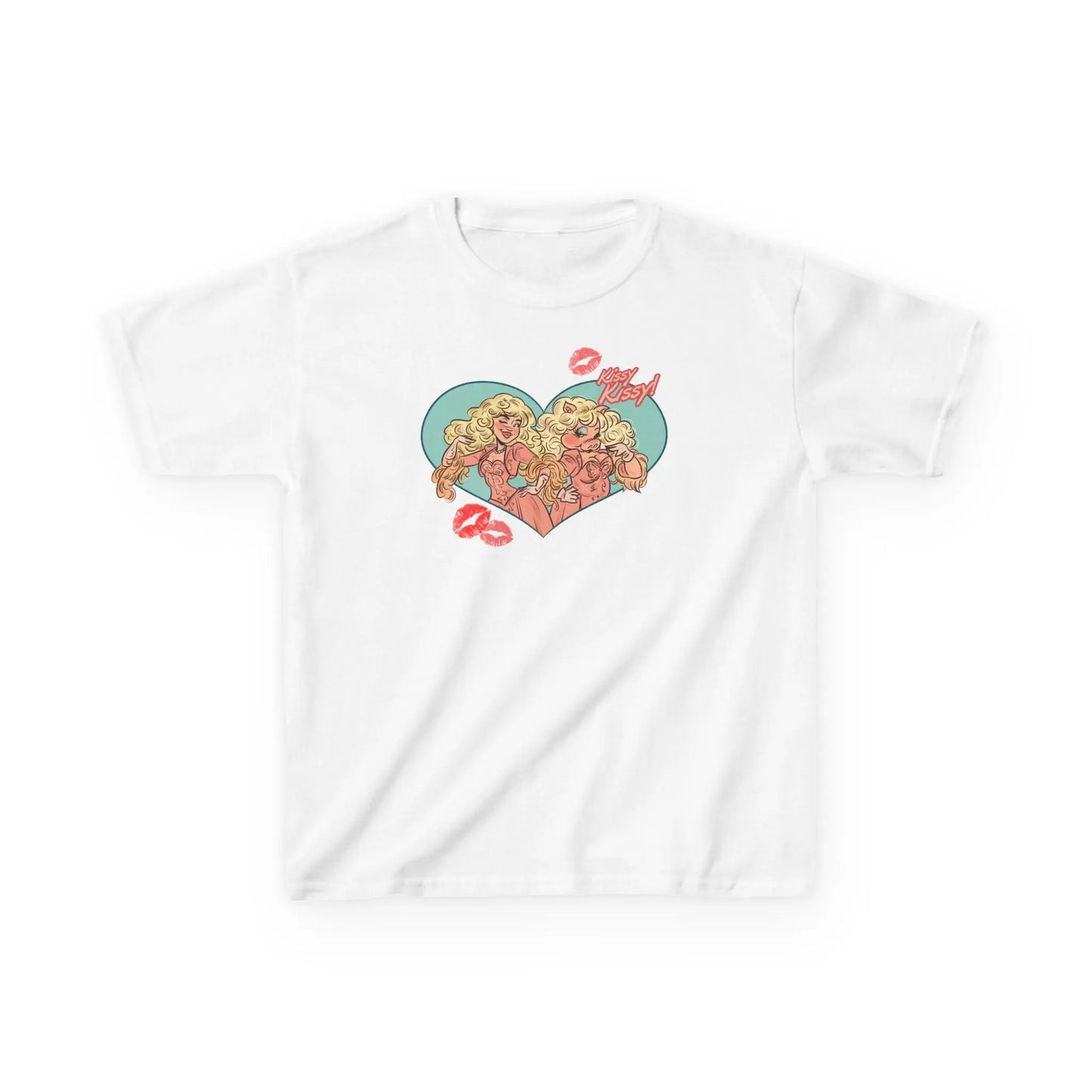 Kissy Kissy Miss Piggy Baby Tee Alpacalypse Art