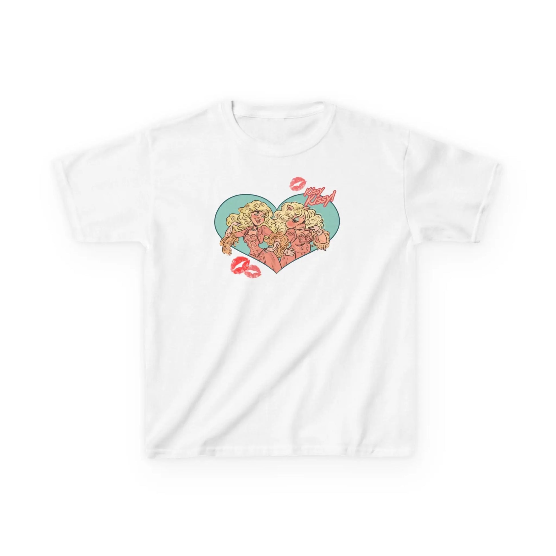 Kissy Kissy Miss Piggy Baby Tee Alpacalypse Art