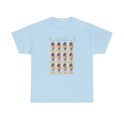 Visions of Damsels and Other Dangerous Things T-Shirt — Chappell Roan Tee Alpacalypse Art
