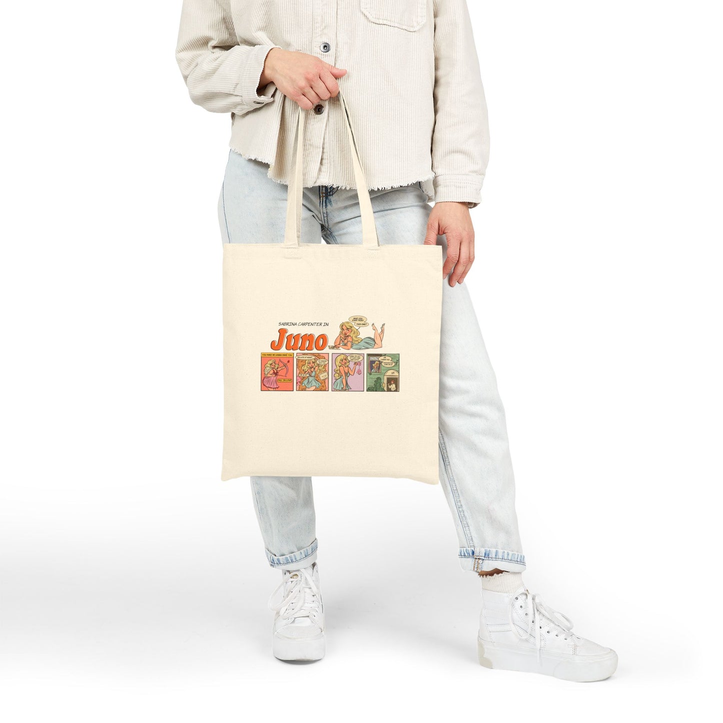Juno Vintage-Inspired Canvas Tote Bag