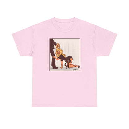 Mans Best Friend Unisex Tee by Alpacalypse Art