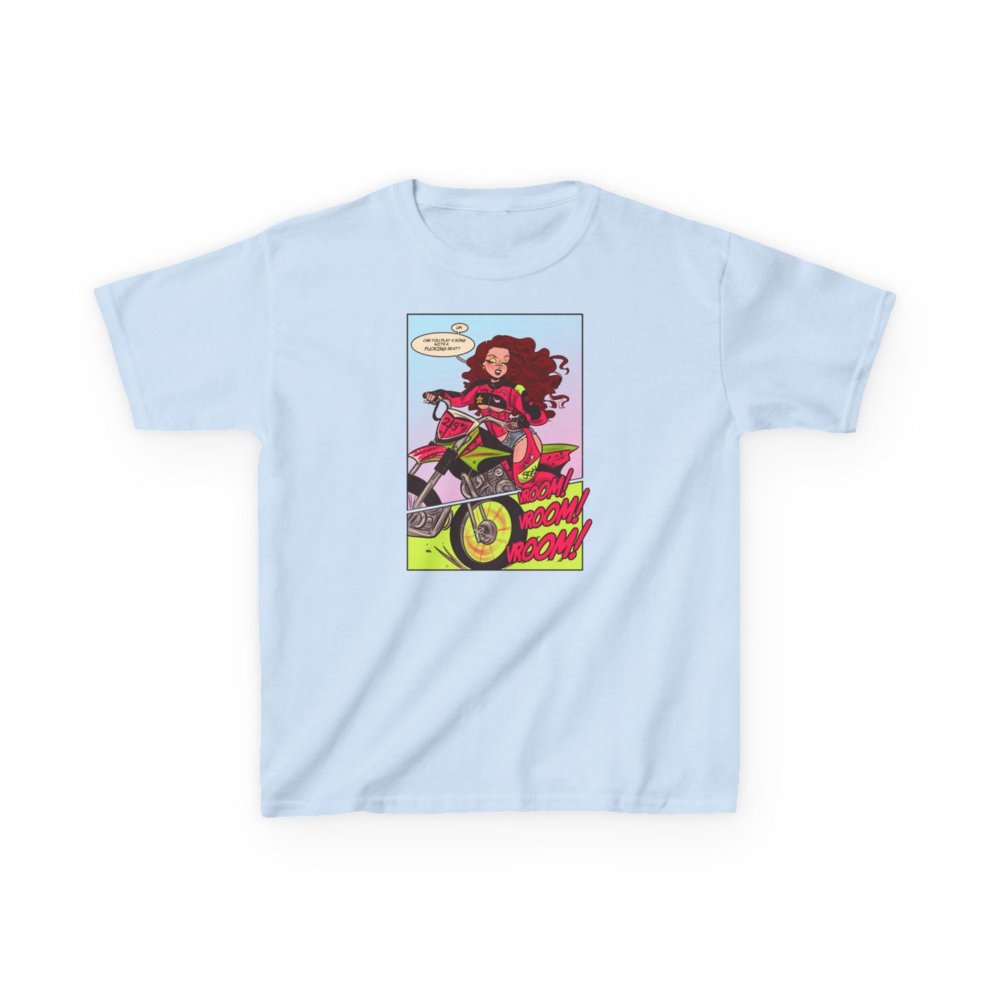 Vroom! Vroom! Baby Tee by Alpacalypse Art