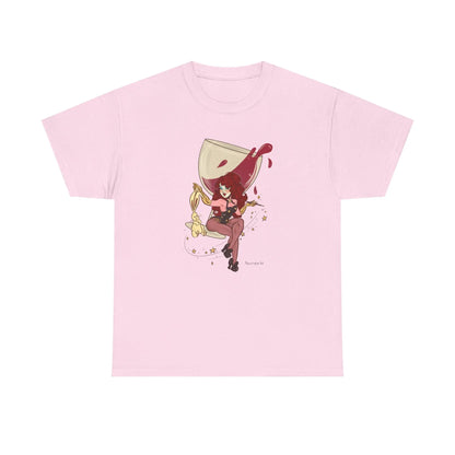 Chappell Pin Up Unisex Tee Alpacalypse Art