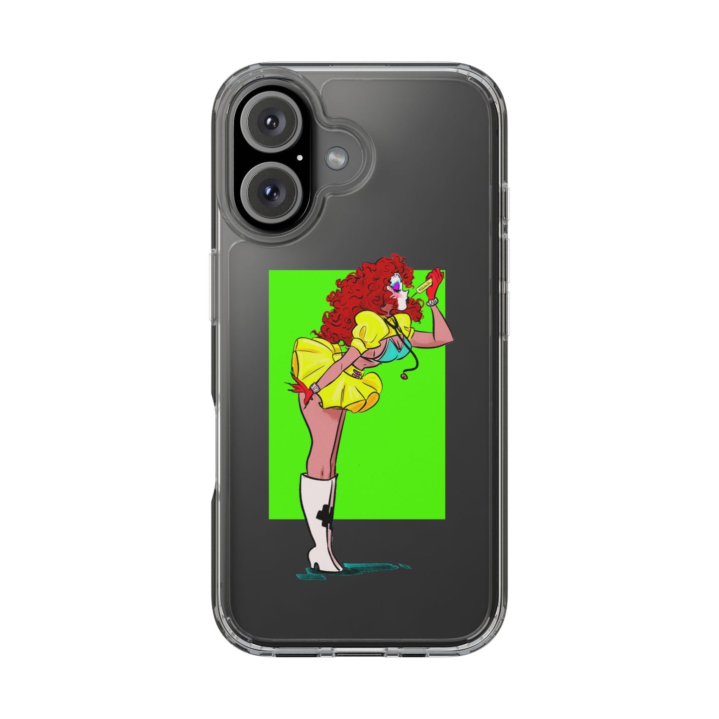 Franken Chappell Clear Phone Case