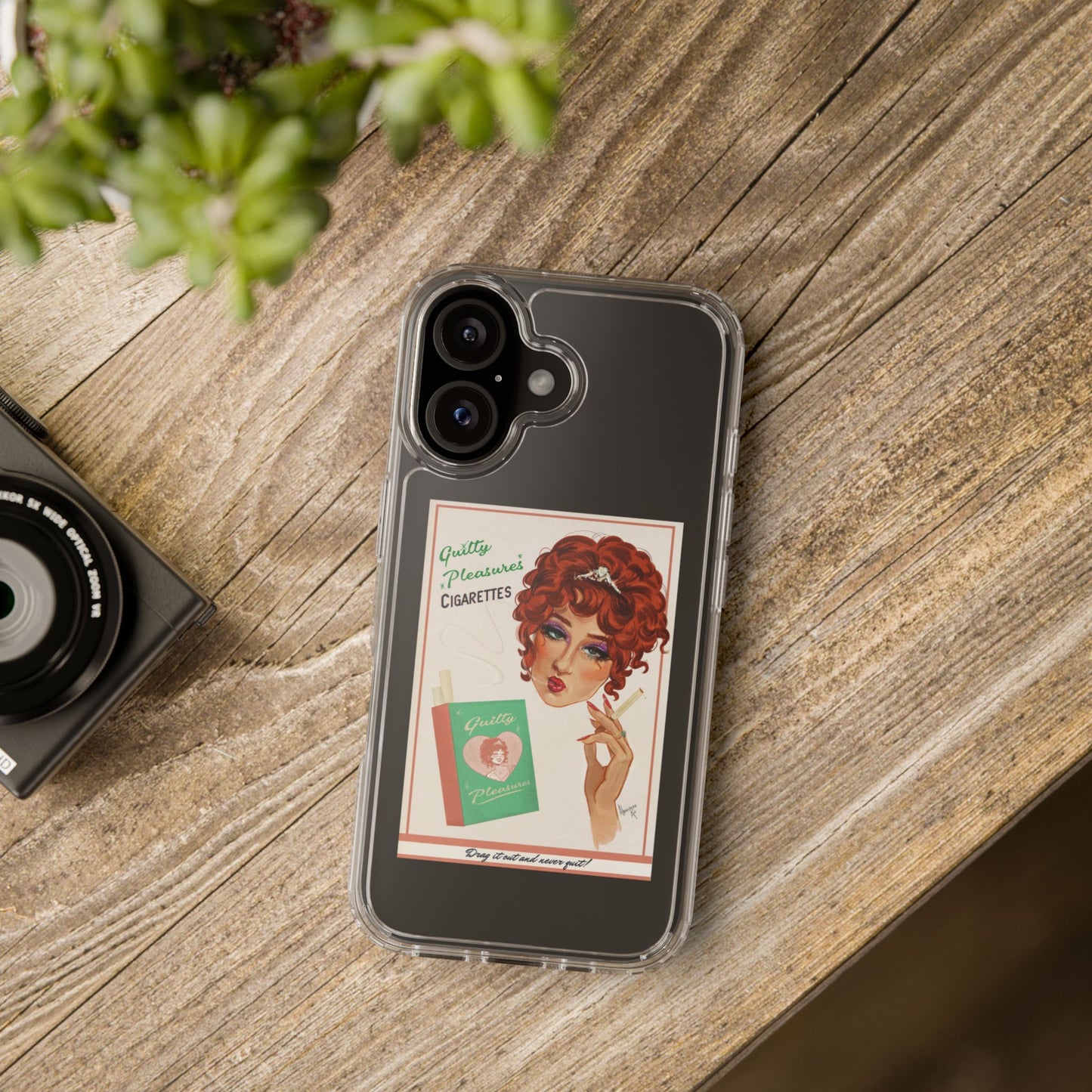 Guilty Pleasure Clear Phone Case