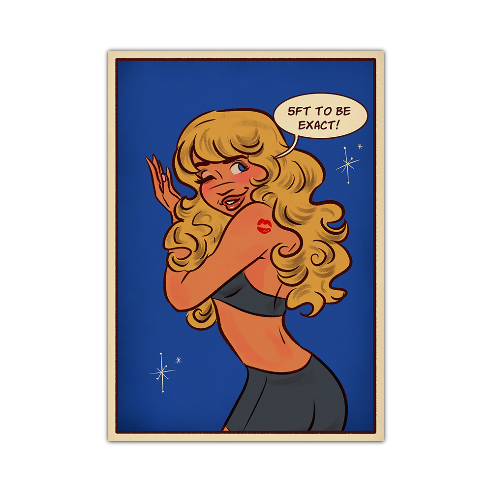 Sabrina Carpenter's Shorty Art Print Alpacalypse Art