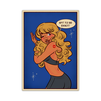 Sabrina Carpenter's Shorty Art Print Alpacalypse Art