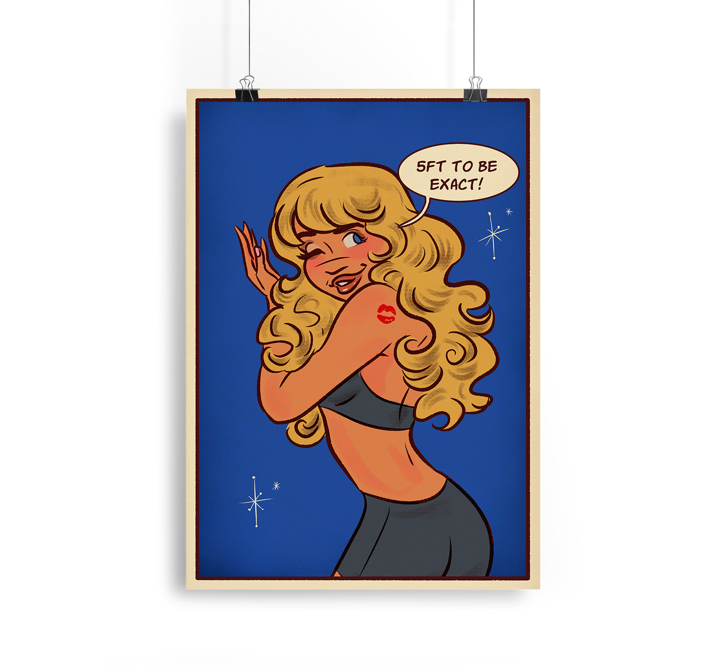Sabrina Carpenter's Shorty Art Print Alpacalypse Art