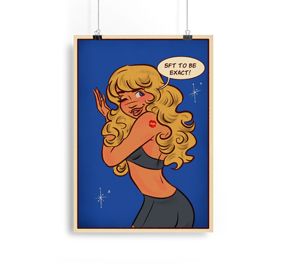 Sabrina Carpenter's Shorty Art Print Alpacalypse Art