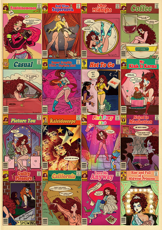 Chappell Roan's Complete Cover Collection (16 Prints) Alpacalypse Art