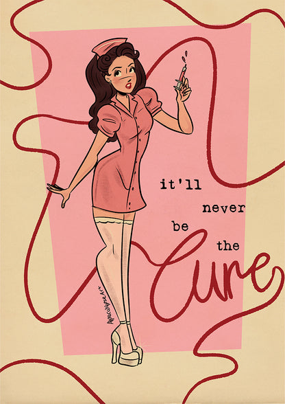 Olivia Rodrigo The Cure Art Print Alpacalypse Art
