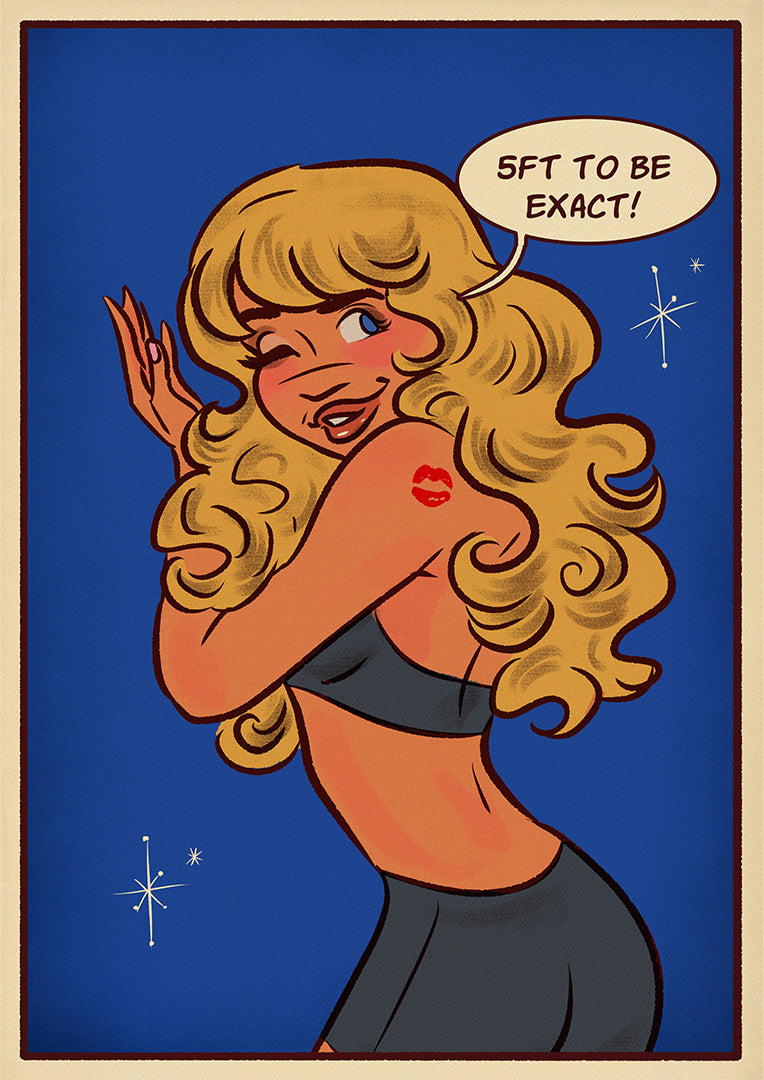 Sabrina Carpenter's Shorty Art Print Alpacalypse Art