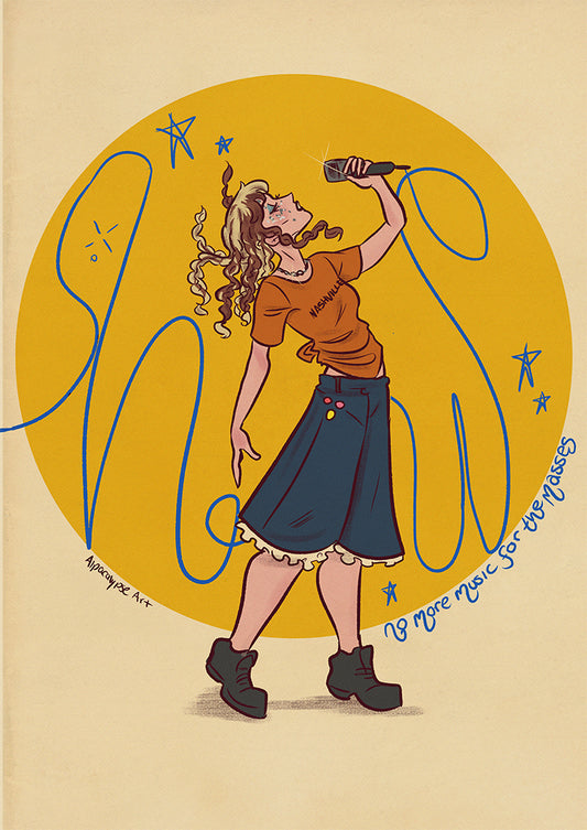Hayley Williams Opening Night Art Print Alpacalypse Art