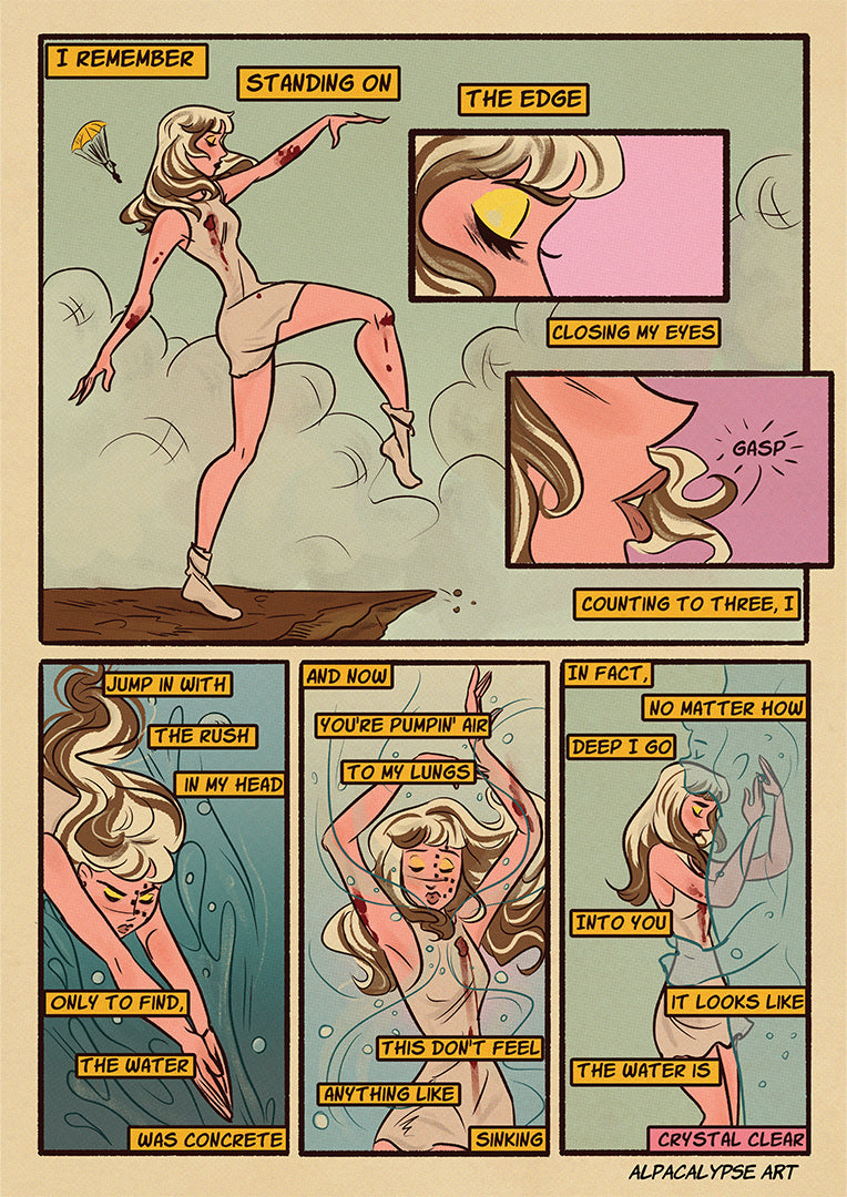 Crystal Clear – Hayley Williams art print by Alpacalypse Art