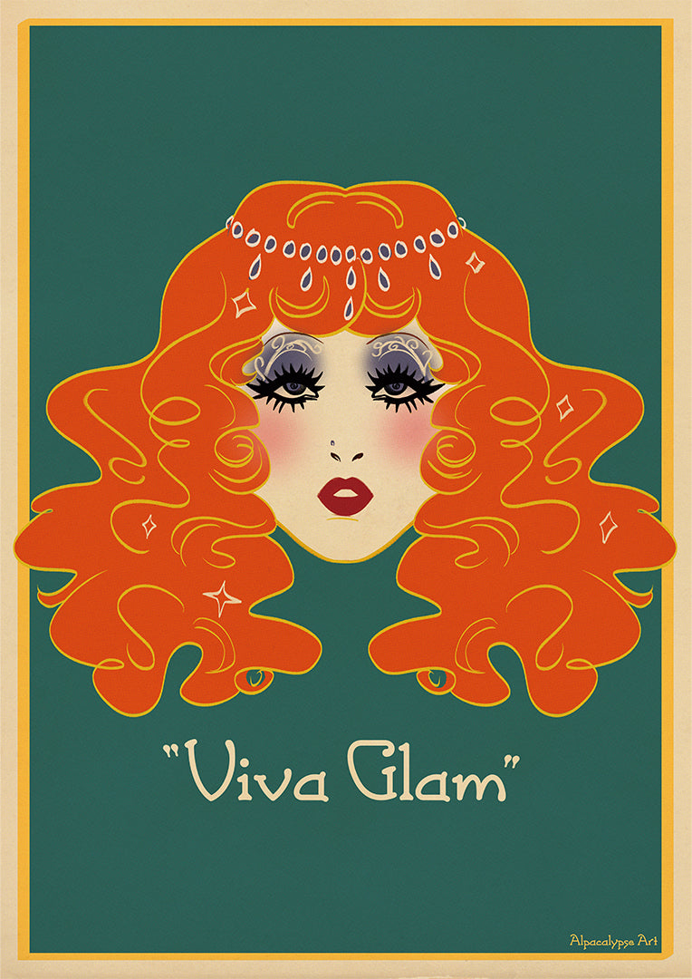 Viva Glam II Art Print Alpacalypse Art